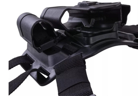 Hardened Plastic Adjustable Thigh Gun Holster for USP 45 With Quick Release