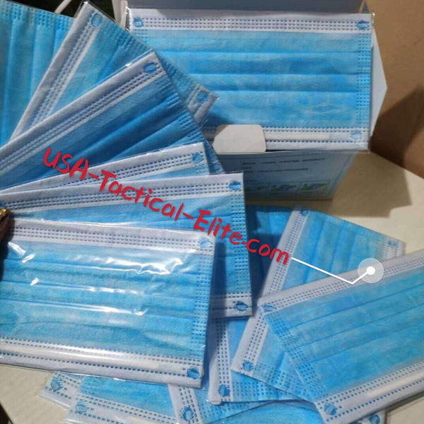 🔥FDA & CE CERTIFIED🔥　3-Ply Medical Facemask：50Pcs/Box　💥Individually Wrapped💥　Brand New Material New Arrival!!