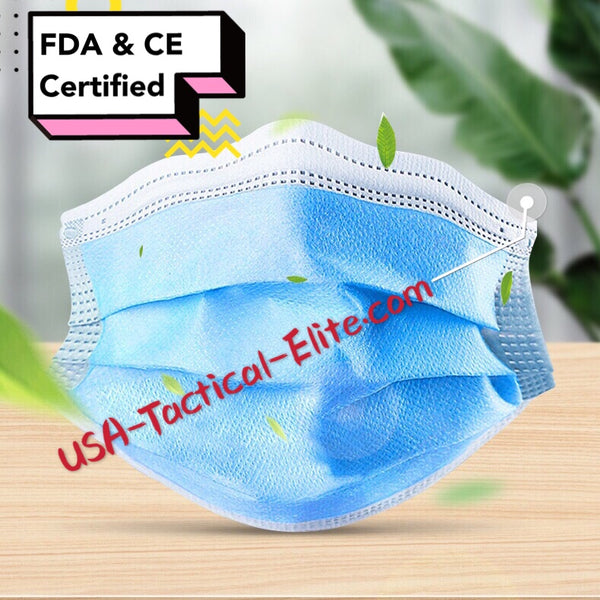 🔥FDA & CE CERTIFIED🔥　3-Ply Medical Facemask：50Pcs/Box　💥50Pcs Wrapped Together💥　Brand New Material New Arrival!!