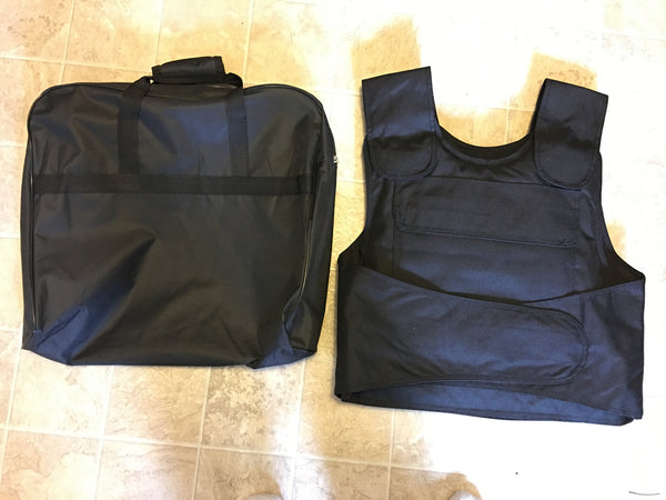 Level III-A Bullet Proof Vest With TUNGSTEN TITANIUM CARBIDE STEEL Plates