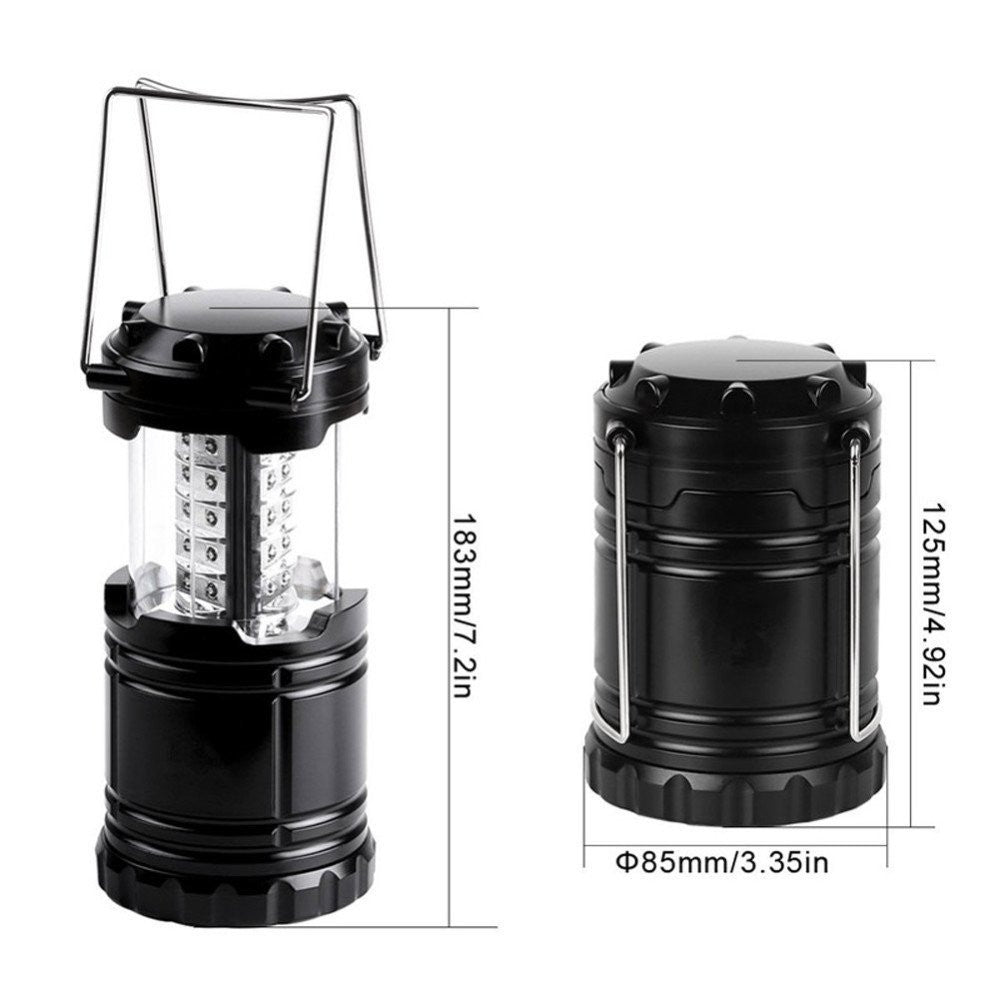 A 30 LED Collapsible Lightweight Lantern for Hiking, Camping, Unique Telescopic Design