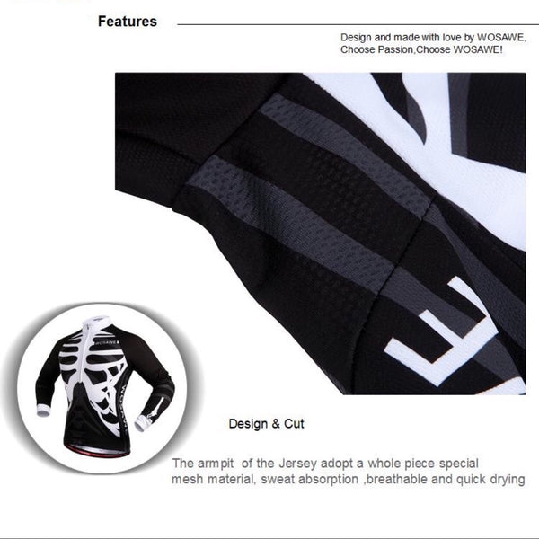 Cycling Jersey Long Sleeved Shirt, MTB Jacket Designed for the Outdoors