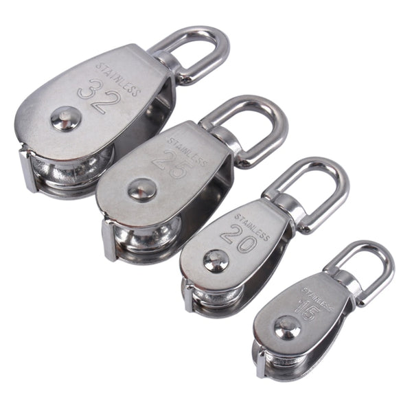 Lifting Rope Pulley M15/M20/M25/M32 Durable Anti-rust Stainless Steel Heavy Duty