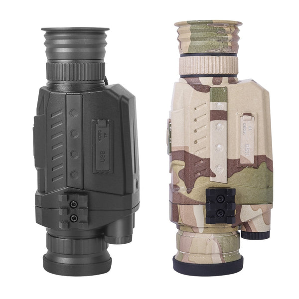 Night Vision Monocular in Camouflage or Black Infrared Built-in Digital Camera For Long Range