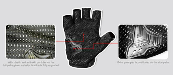Motorcycle Riding Half Finger Gloves for Outdoor Sports and Gym Workout