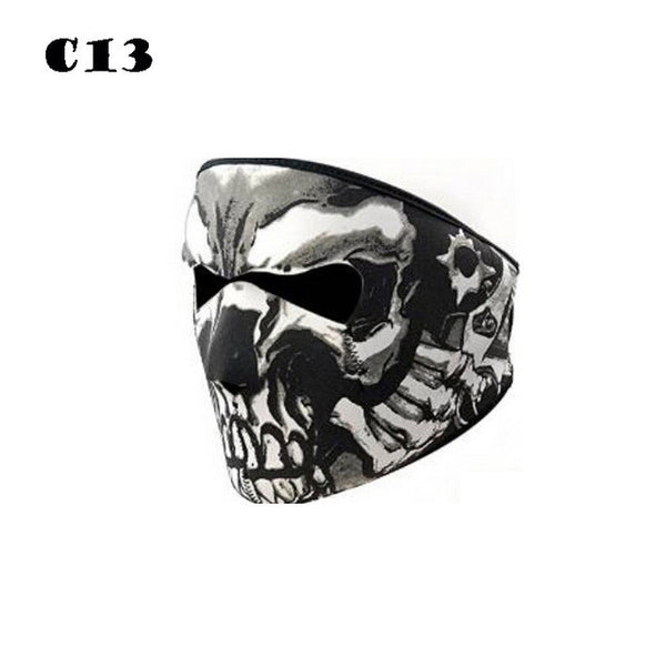 Skull and Other Cool Styles of Riding Face Mask