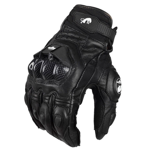 Free Shipping on Our Carbon Fiber Knuckle Protective Leather Gloves