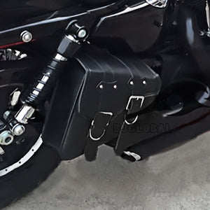 Motorcycle PU Leather Saddle bags/ Cruiser Side Storage/ Tool Pouches